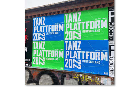 Plakate für die Tanzplattform Deutschland 2022